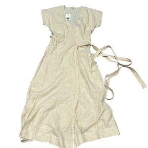 NWT Marine Layer Maddie Wrap Dress in Cream Women's Size XS New with tag